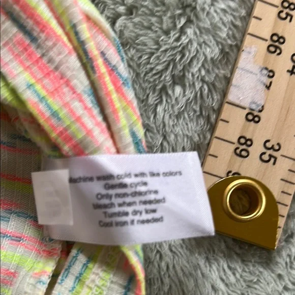 Lane Bryant Multicolored Neon Relaxed Short Sleeve Tee – Plus Size 6X (34-36 NWT - Picture 9 of 9